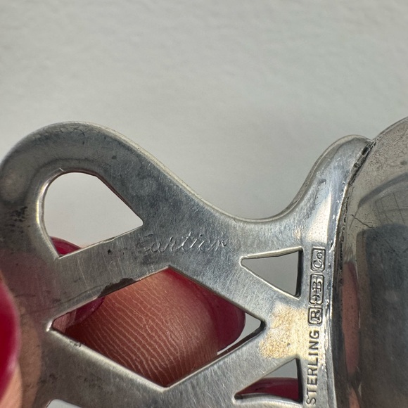 Antique Cartier Sterling silver large medicine spoon 43.7g - Picture 8 of 8